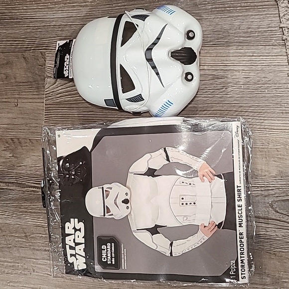 Star Wars Stormtrooper Kids Costume - White and Black - Picture 1 of 5